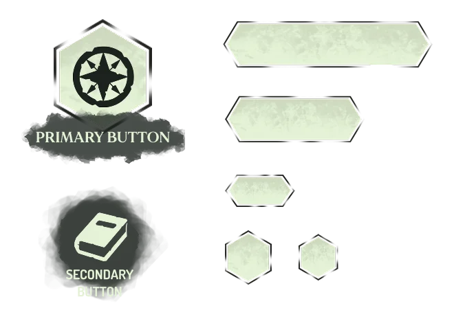 Button styles - primary and secondary states