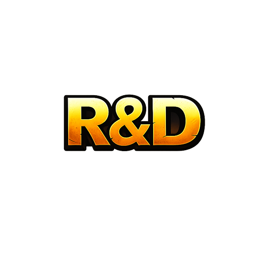 RnD project logo - post-apocalyptic game key art