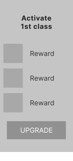Event Pass upgrade wireframe